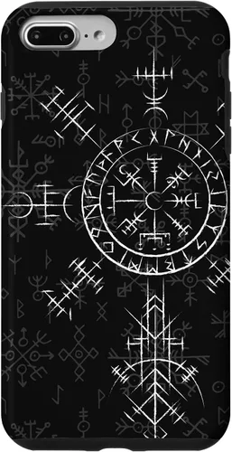 Miniatura 11 de Carcasa celta Vegvísir para iPhone 11, diseño de brújula vikinga, color celta