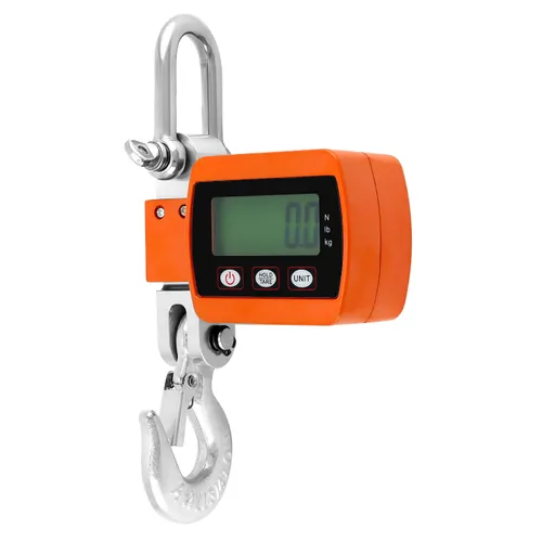 Miniatura 7 de QWORK Báscula digital para grúa resistente, capacidad de 2200 libras/2,204.6 lbs, conversión de unidades duales, báscula colgante industrial precisa