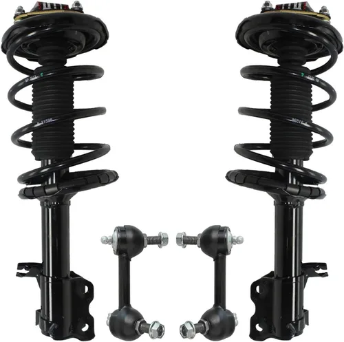 Miniatura 14 de Detroit Axle - Kit de puntales delanteros para Jeep Grand Cherokee 2005-2010 2006-2010 Commander 2007 2008 2009, 2 montajes rápidos de 2 barras