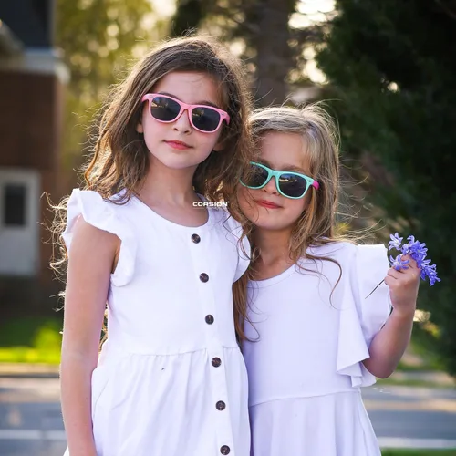 Miniatura 47 de Lentes de sol polarizados de goma elastómero termoplástico (TPEE) flexible, para niñas y niños de 3 a 9 años
