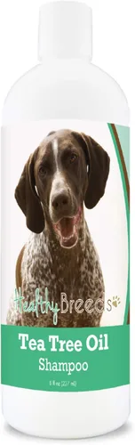 Miniatura 188 de Healthy Breeds Doberman Pinscher Champú de aceite de árbol de té, formulado para piel seca e irritada, reduce la caspa, aroma a gaulteria, 8 onzas
