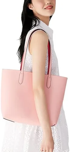 Miniatura 3 de Kate Spade Ava - Bolso reversible de piel (rosa donut), Rosa.