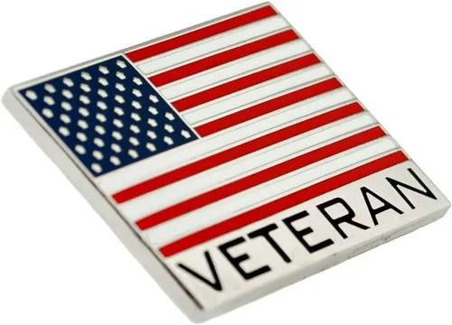 Miniatura 38 de PinMart Pin de veterano – Pin patriótico americano de solapa o sombrero – Orgulloso de ser retirado ejército, marina, fuerza aérea o cuerpo