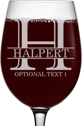 Copa de vino personalizada grabada para el Día de la Madre de 16 onzas, regalos de vino para mujeres, regalo personalizado de cumpleaños de 40 años,