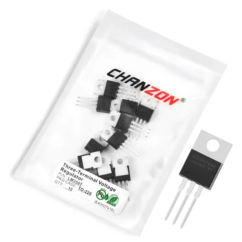 Miniatura 9 de Chanzon TL431 TO-92 Regulador de voltaje ajustable positivo IC, regulador positivo de tres terminales para administración de energía