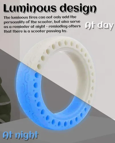 Miniatura 2 de 8.5 pulgadas 8.5x2.0 50/75-6.1 neumático sólido apto para Gotrax Gxl V2 XR Apex XL Hiboy S2 Xiaomi M365 Pro HYPER GOGO AOVOPRO ES80 Scooter Azul