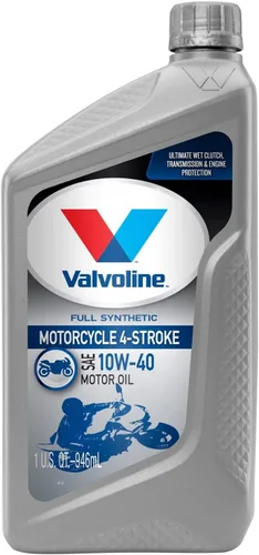 Miniatura 2 de Valvoline Aceite de motor de motocicleta de 4 tiempos completamente sintético SAE 10W-40, 1 cuarto de galón, caja de 6