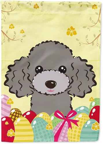 Miniatura 28 de Caroline's Treasures BB1920CHF - Bandera de caza de huevos de Pascua con diseño de bulldog francés, para casa, gran porche, para colgar en la pared