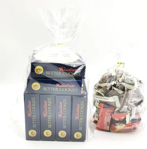 Miniatura 3 de Keoferlo 100 bolsas de celofán con fuelle de 8 x 11 x 3.15 pulgadas, de plástico transparente para regalo, bolsas de regalo horneadas para regalo