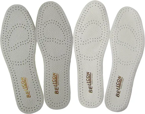 Miniatura 9 de Bellcon - Plantillas de cuero para hombres, inserciones de cuero fino para botas de hombre, almohadillas de zapatos de longitud completa con carbono