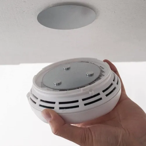 Miniatura 6 de meioro Herramienta de Instalación de Detector de Humo Magnético, Kit de Montaje en Techo Rápido y Fácil para Alarma de Humo Ø 70mm, No Necesita