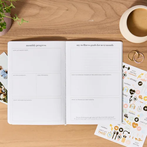 Miniatura 4 de Agenda de Bienestar Petite Planificador - Florales Llamativos