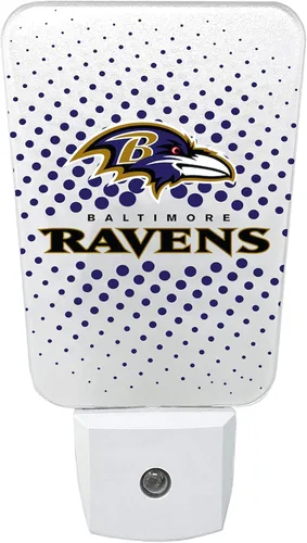 Miniatura 17 de Party Animal Luz nocturna LED del equipo de la NFL, con sensor automático y 3 ajustes de luz, diseño delgado de 5 pulgadas que se adapta a enchufes