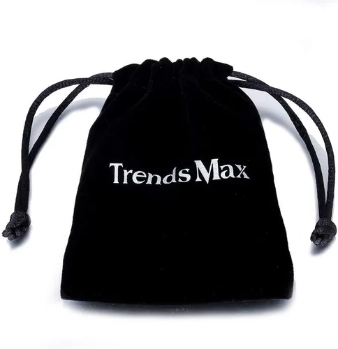 Miniatura 7 de Trendsmax Collar con dije de letra inicial de la A a la Z, regalo para mujeres y niñas, chapado en oro, cadena de eslabones Rolo de acero