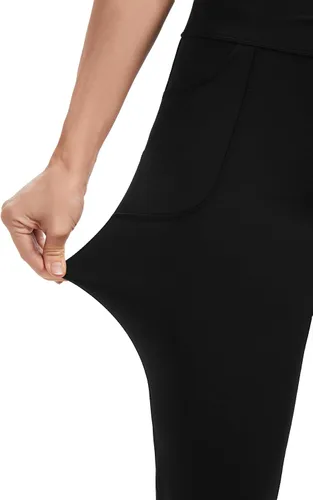 Miniatura 5 de Blaosn Pantalones deportivos fluidos para mujer con bolsillos, pantalones deportivos de yoga, entrenamiento, leggings casuales para descansar, ropa