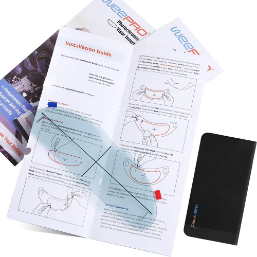 Miniatura 6 de Película de visor para casco de motocicleta con transición fotocromática antivaho, película de transición automática tintada para visor de casco