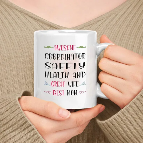 Miniatura 42 de Regalo feliz para el día de la madre para mamá Gis desarrolladora de hijo, hija o marido, regalo esposa 11 onzas, taza de cerámica blanca de 15 onzas