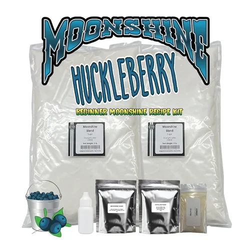 Kit de recetas para principiantes de Huckleberry Moonshine - Haz tu propio brillo de luna en casa - Grandes ideas de regalo - Regalos para él -
