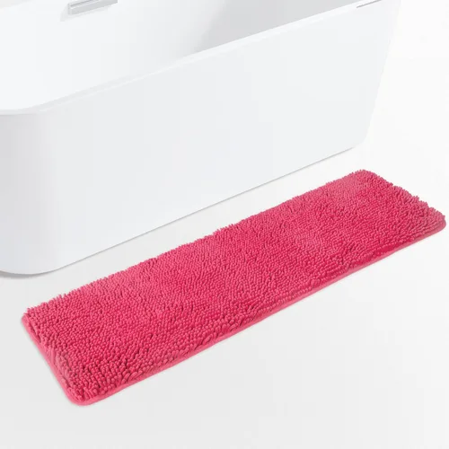 Miniatura 149 de Yeaban Alfombra de pasillo de baño de 24 x 72 pulgadas, antideslizante, alfombra de baño larga de felpilla gruesa, absorbente y lavable, alfombra