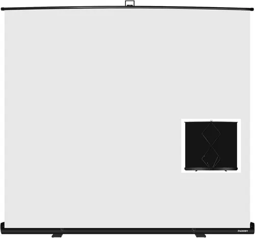 Miniatura 11 de FUDESY Pantalla de fondo grande plegable de 78.7 x 90 pulgadas, panel retráctil portátil, resistente a las arrugas, fondo de fotos desplegable