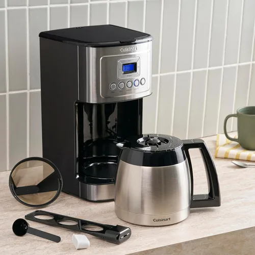 Miniatura 3 de Cuisinart - Cafetera programable de 12 tazas con jarra térmica DCC-3400P1, acero inoxidable