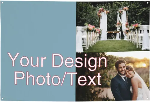Miniatura 5 de Pancarta personalizada, pancarta personalizada para exteriores, texto fotográfico, pancarta de iglesia para fiestas, negocios, cumpleaños, 24x71in
