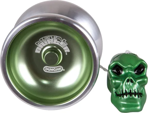 Duncan Toys Metal Drifter - Yoyó de cuerda con contrapeso, eje de rodamiento de bolas y cuerpo de aluminio, color verde