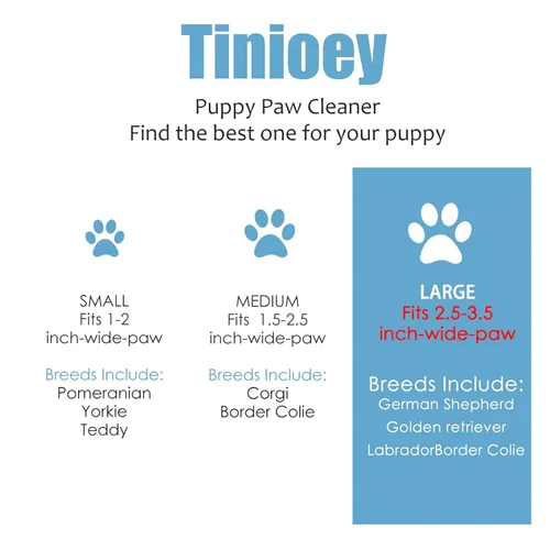 Miniatura 3 de Limpiador de patas de perro para perros grandes, lavador de patas de perro, limpiador de patas fangosas, limpiador de patas para mascotas, kit