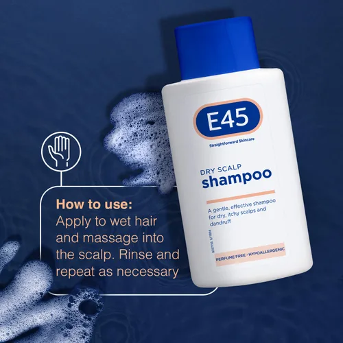 Miniatura 4 de E45 Champú dermatológico para cuero cabelludo seco de 6.8 fl oz