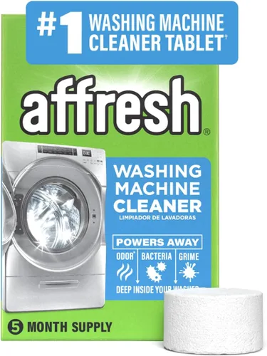 Affresh - Limpiador para lavadora, ayuda a eliminar las bacterias y la suciedad que causan el olor profundamente dentro de la bomba, la válvula y