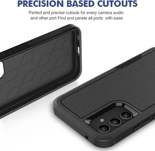 Miniatura 284 de Jeylly Compatible con Samsung Galaxy A22 5G Funda, Funda Samsung A22 5G con 2pcs protectores de pantalla de vidrio templado