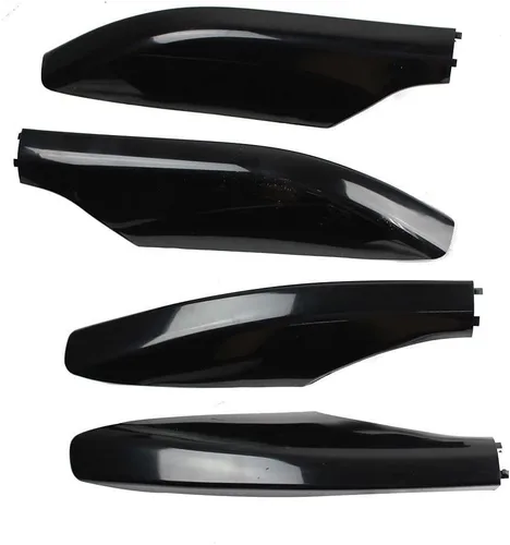Miniatura 2 de Desplazamiento 4 unids negro ABS portaequipajes de techo barra de extremo de carril cubierta cubierta para Toyota Land Cruiser Prado J120 FJ120