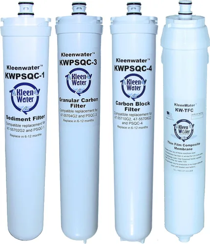 KleenWater Juego de repuesto para sistemas Ionics MicroMax 5500 y Water Factory SQC4, 47-55702G2, 47-55704G2, 47-55710G2, 66-4706G2