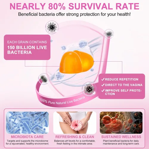 Miniatura 4 de Gomitas femeninas Vital Vaginal Probiotics Source, gomitas de equilibrio femenino premium, gomitas de equilibrio de pH para mujeres, probióticos