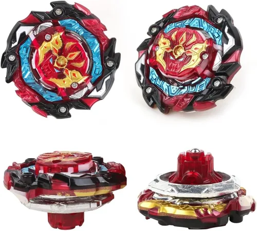 Miniatura 4 de MUSTYBELT Juego de Trompos para Combate Burst Gyro, Juego de Juguete para Regalo para Niños de 6, 8, 10, 12+ años, Juego de Combate con 12 Trompos