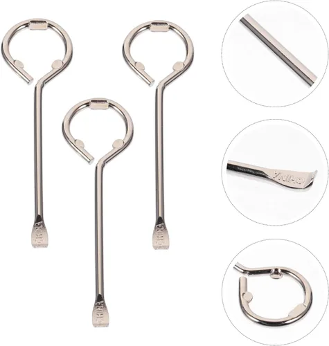 Miniatura 6 de TEHAUX 3 unids apertura oficina cerveza/soda botella de cerveza resistente al desgaste hogar multifuncional hierro manual Soda Lifter abridor tapa
