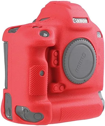 Miniatura 9 de Funda de cámara para Canon 1DX/1DX Mark II - Funda protectora de silicona para DSLR, jaula desmontable, a prueba de golpes, a prueba de polvo (negro)