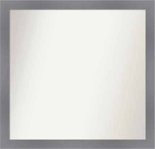 Miniatura 469 de Amanti Art Espejo personalizado, espejo de baño gris plomo a rayas, espejo de pared o espejo de tocador de baño sobre el fregadero