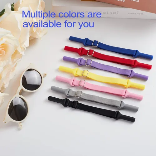 Miniatura 5 de lvvfit Correas ajustables para lentes de bebé (5-8 pulgadas), correas ajustables para lentes de sol deportivas, para niños y niñas, de 0 a 3 años