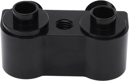 Miniatura 5 de Kit de montaje del compresor de CA, adaptador de compresor de aire acondicionado de alta eficiencia antioxidante negro 90 ángulo de rotación sólido