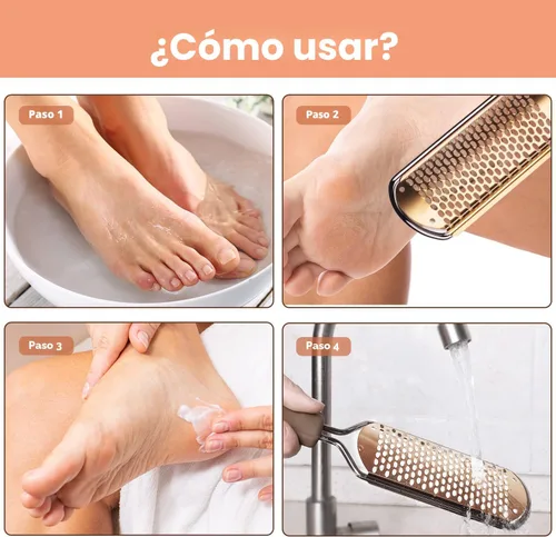 Miniatura 6 de Lima para Pies Raspador de Pies Pedicura - Removedor de Callos para Pies Easkep Rallador Profesional Raspa Raspador de Pies Removedor de Callos