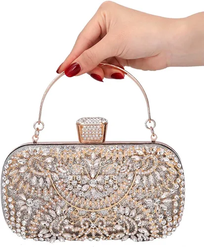 Miniatura 3 de Bolso de mano de noche para mujer boda fiesta de graduación regalo de Navidad y fiesta de Navidad