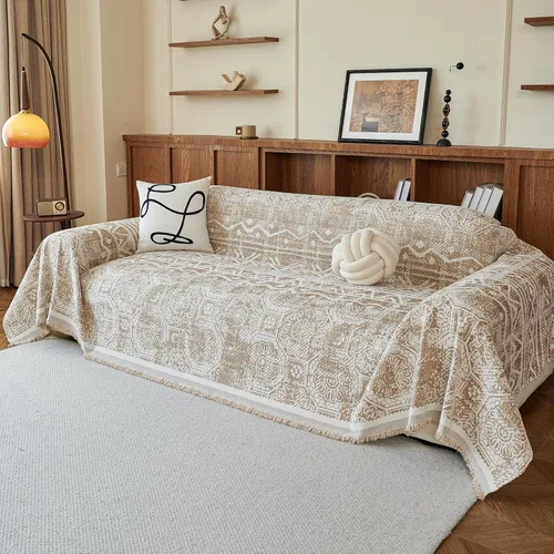 Miniatura 43 de MEETSKY Fundas para sofá modular de 3 cojines, lavables, mezcla de felpilla suave, protector de muebles, funda decorativa de estilo moderno