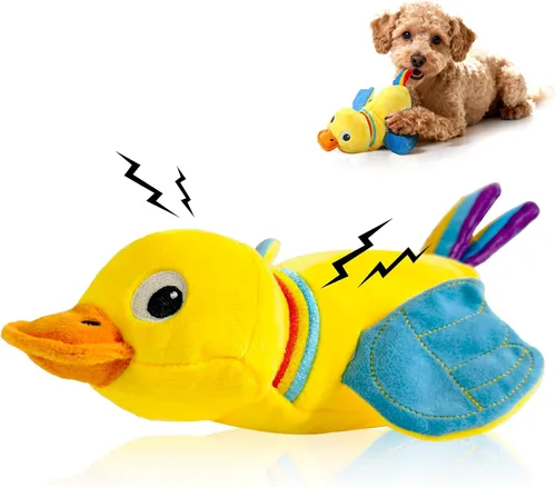 Miniatura 9 de lilfrd Juguete de cumpleaños para perros, juguetes de pastel de cumpleaños para regalos de cachorros, juguetes de peluche chirriantes para perros