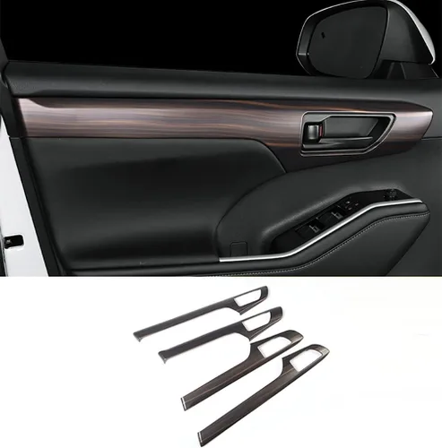Miniatura 6 de ERIDANUS Auto Accessories Fit for Highlander 2023 2022 2021 2020 - Reposabrazos de puerta interior, tazón y panel de puerta, kit de molduras