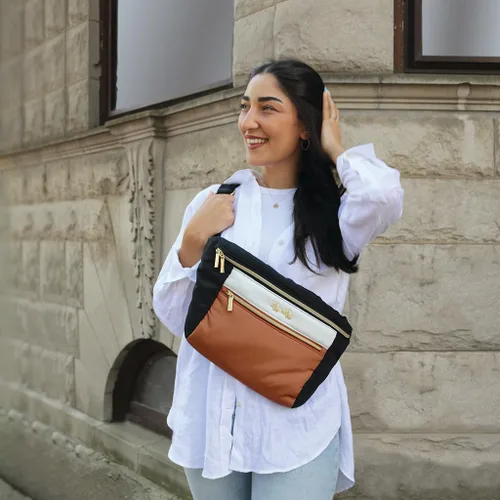 Miniatura 3 de Itzy Ritzy's Ritzy Pack Fanny Pack & Crossbody Diaper Bag - Multi-Use Lightweight Bag Features 6 Pockets & an Adjustable Strap - Wear As a