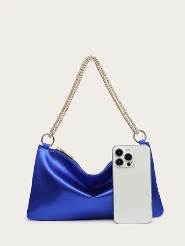Miniatura 4 de Verdusa Bolso de noche de satén para mujer, bolso de hombro