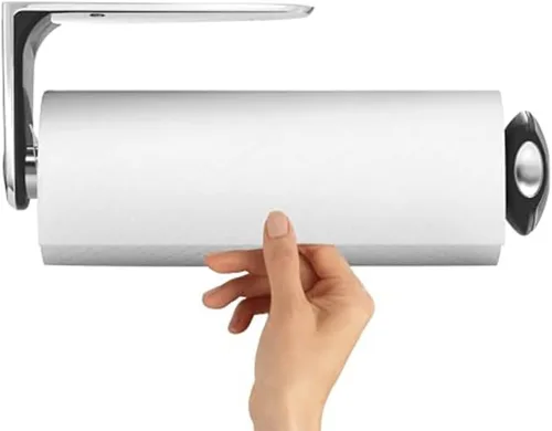 Miniatura 6 de simplehuman Soporte para toallas de papel de montaje en pared, acero inoxidable