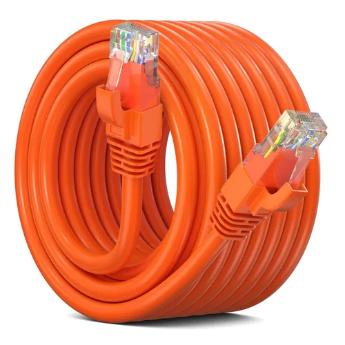 Miniatura 42 de Maximm Cable Ethernet Cat 6, cable de red y conexión de alta velocidad de 100 pies, UTP, 10 Gbps, cable Ethernet de 550 MHz, color negro