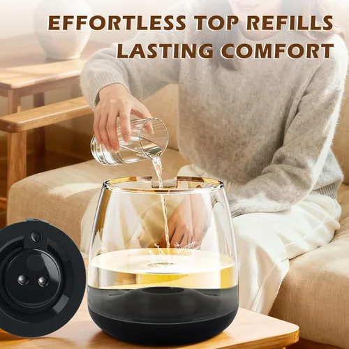 Miniatura 3 de Humidificadores para dormitorio, 3 L de llenado superior de niebla fría 40 horas de tiempo súper largo, 23 dB silencioso, humidificador de bebé